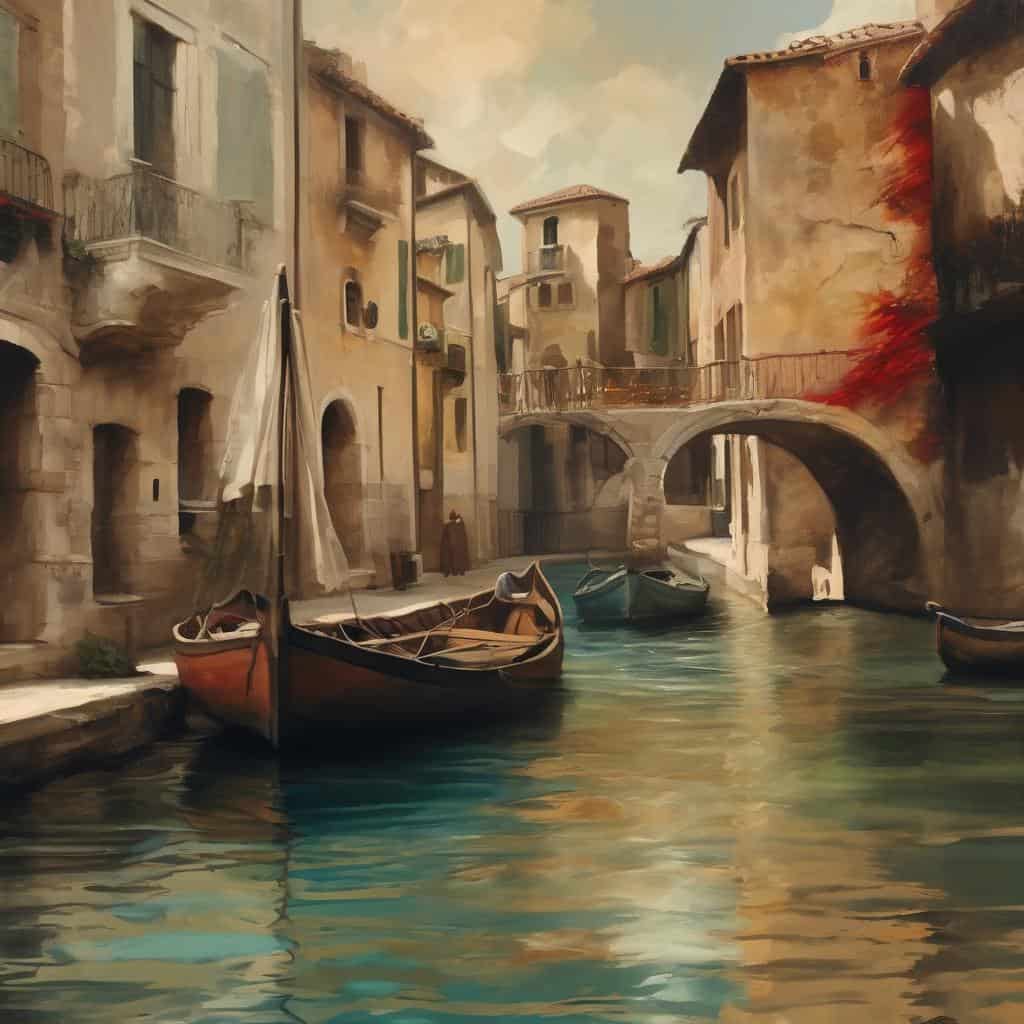 Καλλιτέχνες που διαμόρφωσαν τη σύγχρονη τέχνη, ζωγράφος, τοπίο, κανάλια, αρχιτεκτονική, ιταλικό σκίτσο, νεορεαλισμός, τέχνη της αναπαράστασης, ιταλική τέχνη, urban art.